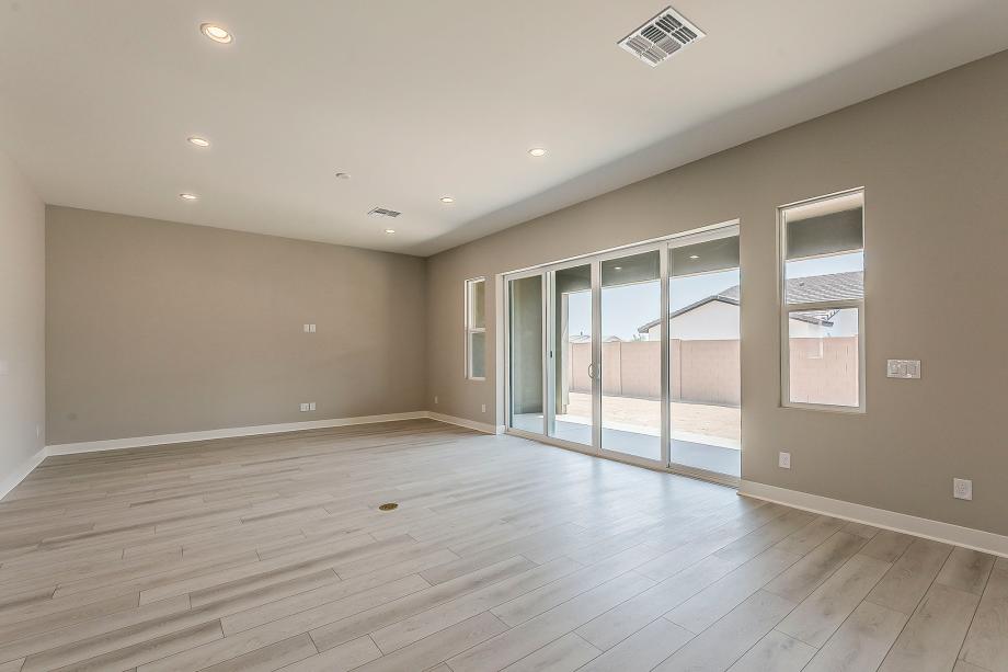 Great room allows space for entertaining