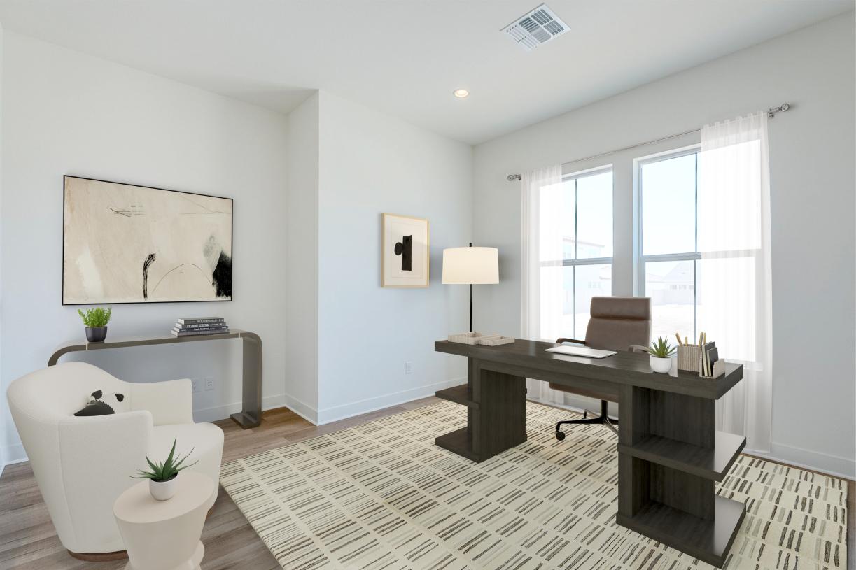 Cozy office space with endless possibilities for design