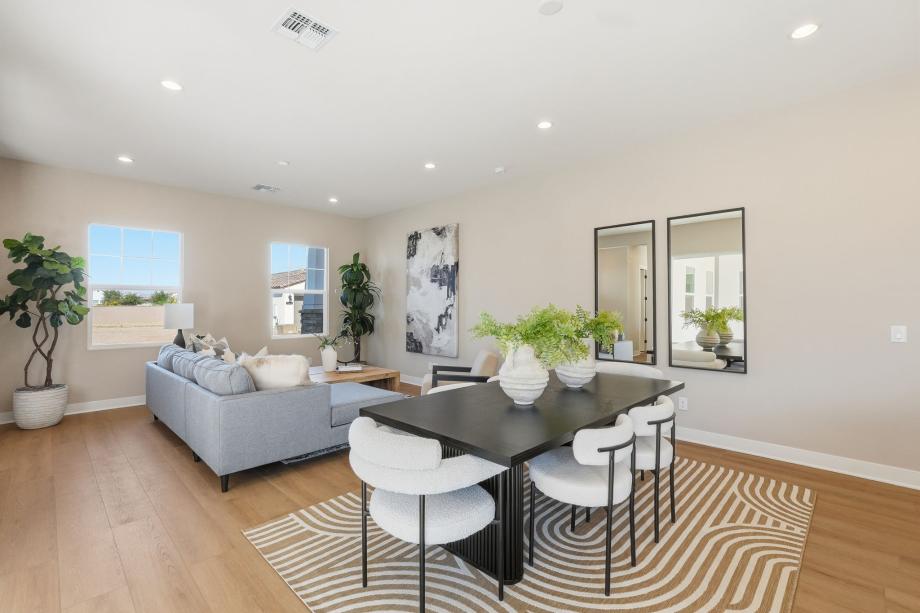 Stunning casual dining area with ample natural light