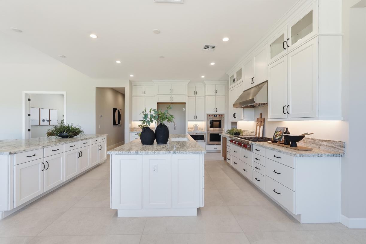 Beautiful kitchen with stunning countertops