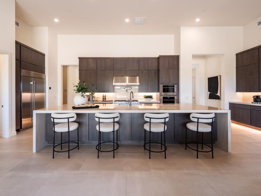 Beautiful kitchen with upgraded cabinets and spacious island