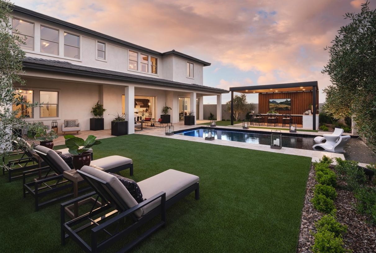 Spacious backyards for outdoor living, dining, and entertaining
