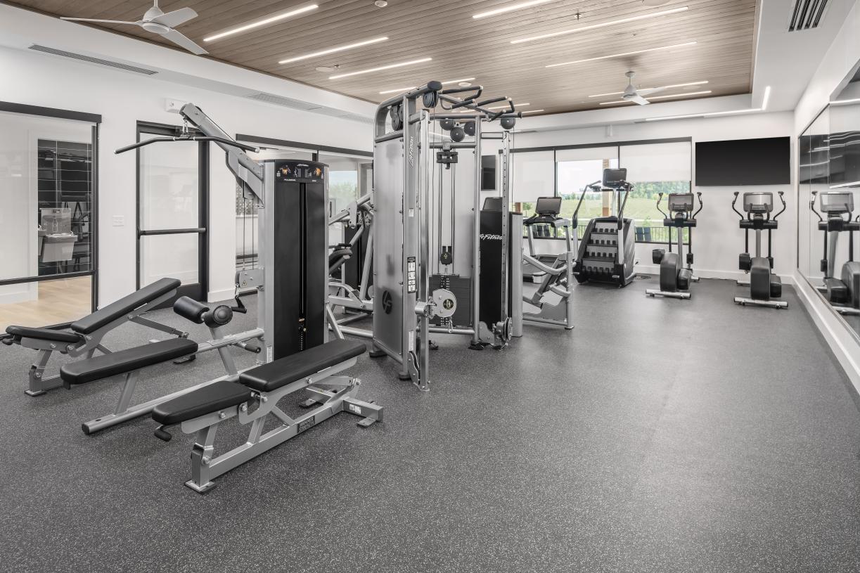 Enjoy access to the clubhouse fitness center