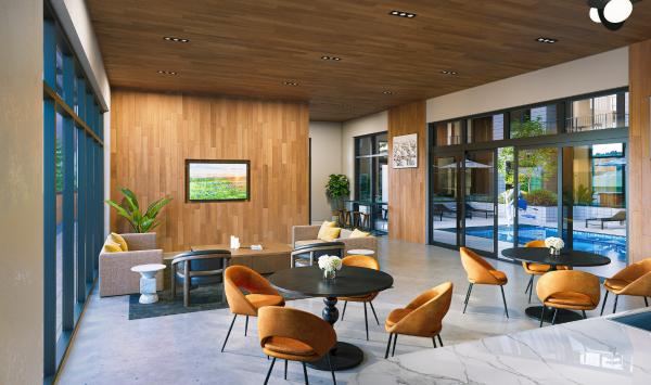 Stunning poolside clubhouse