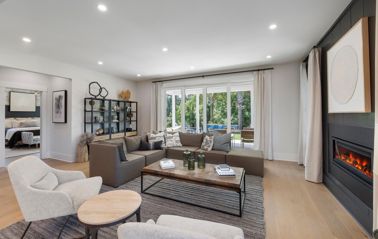 Open-concept great rooms