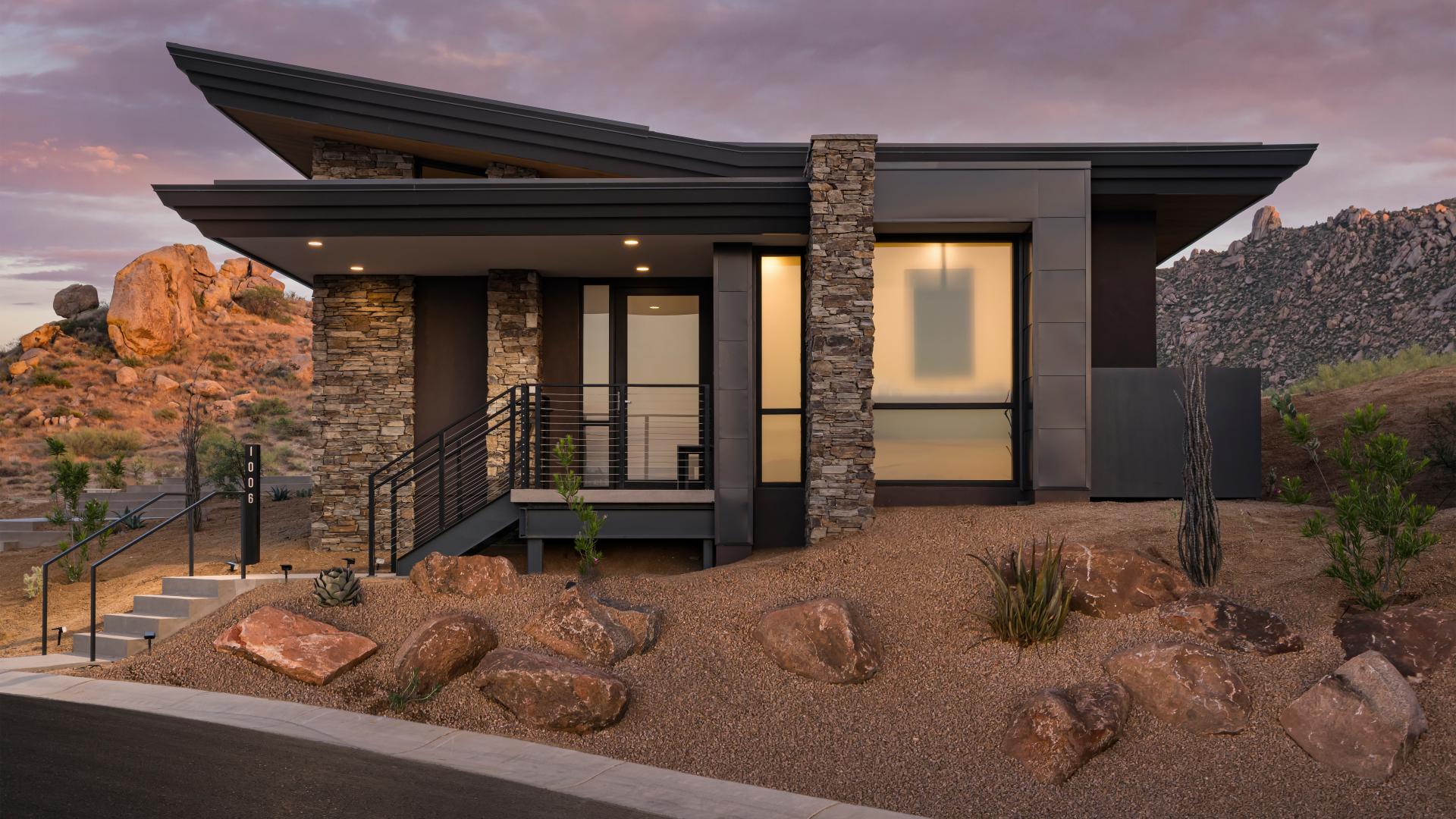 Amethyst Desert Contemporary Quick Move-In Home at 23860 N 125th