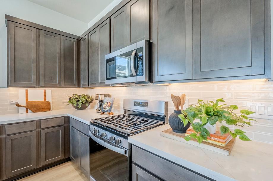 Well-appointed kitchen with gorgeous cabinets