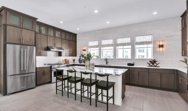 Open-concept kitchen