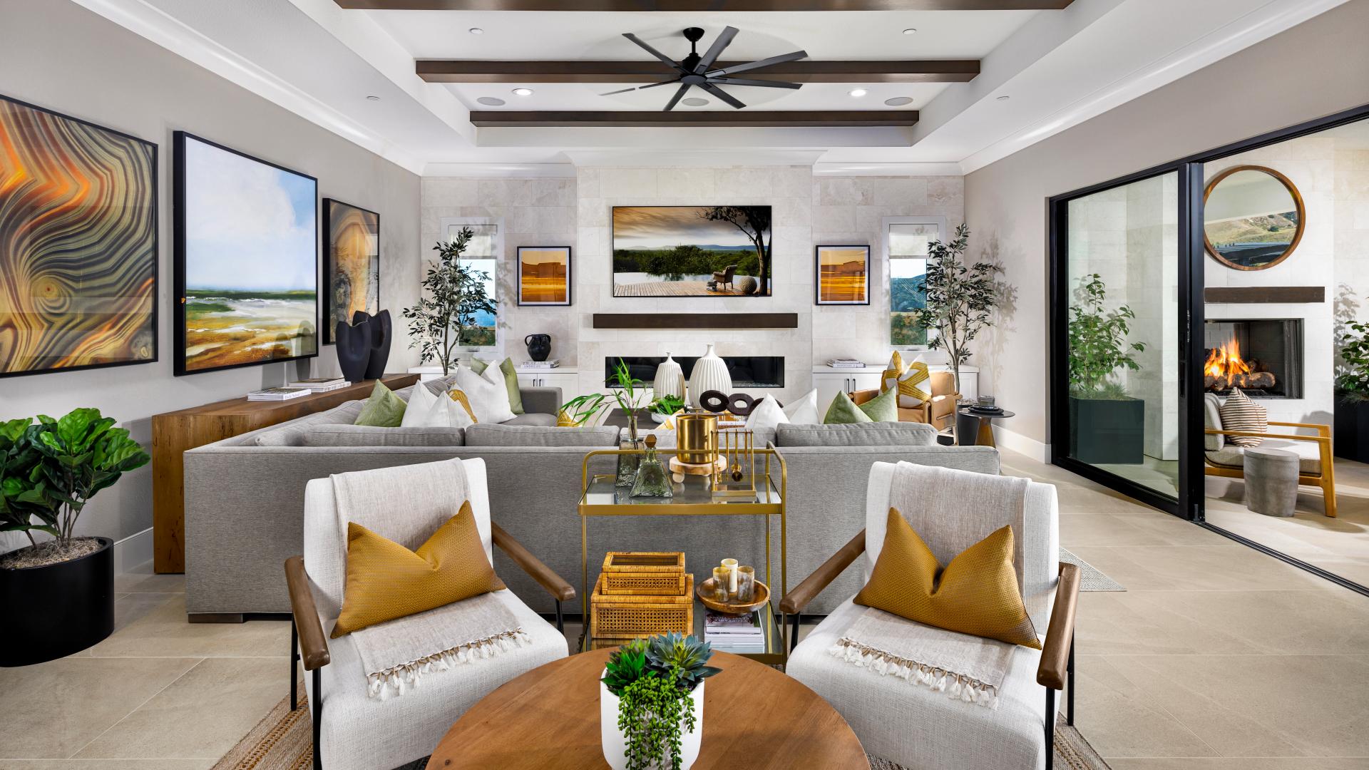 New Home Community Bella Vista at Porter Ranch Ridge Collection in