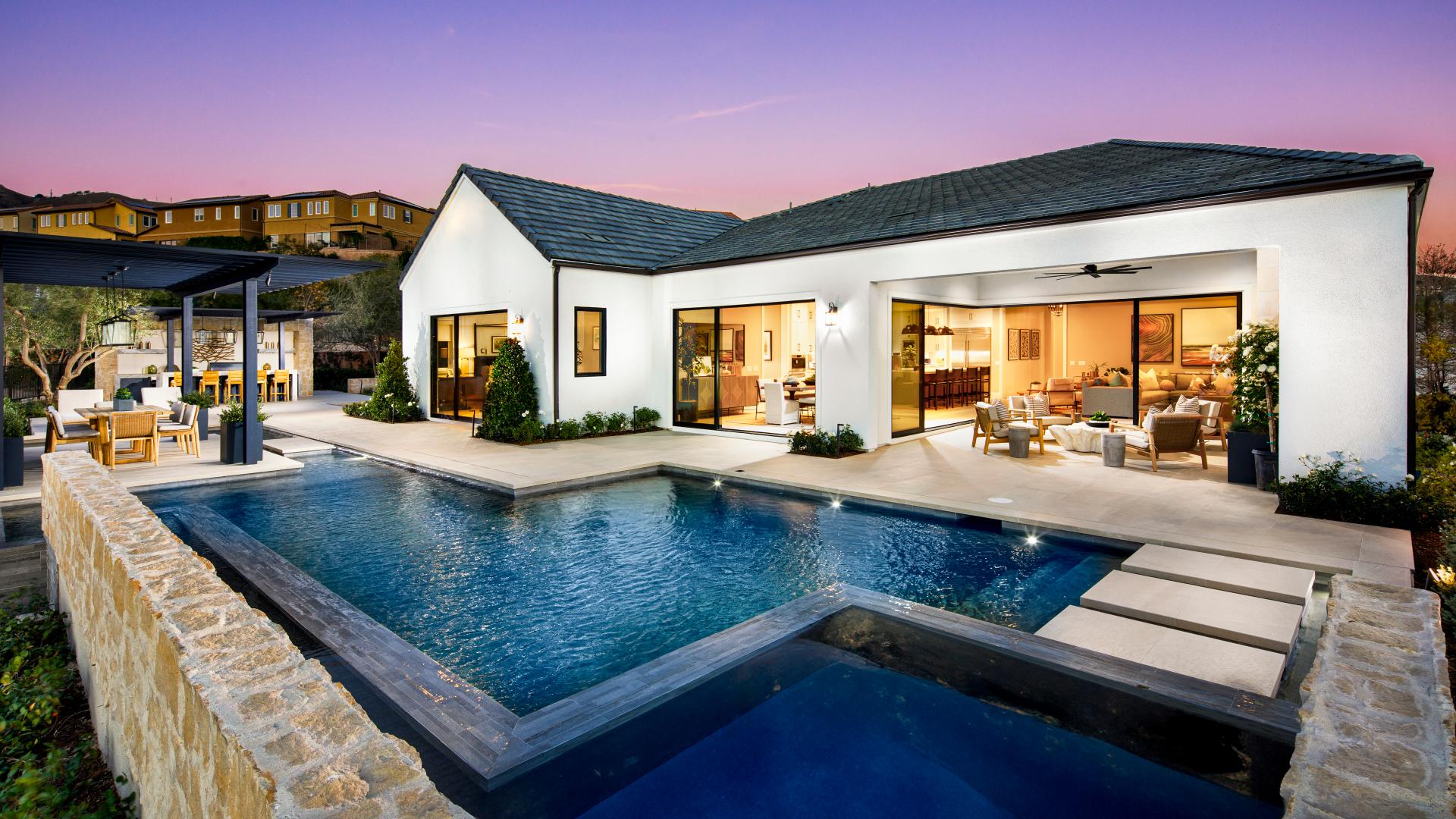 New Home Community Bella Vista at Porter Ranch Ridge Collection in