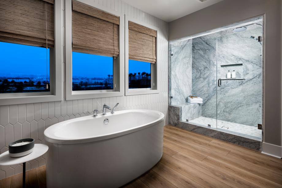 Spa-like bathrooms