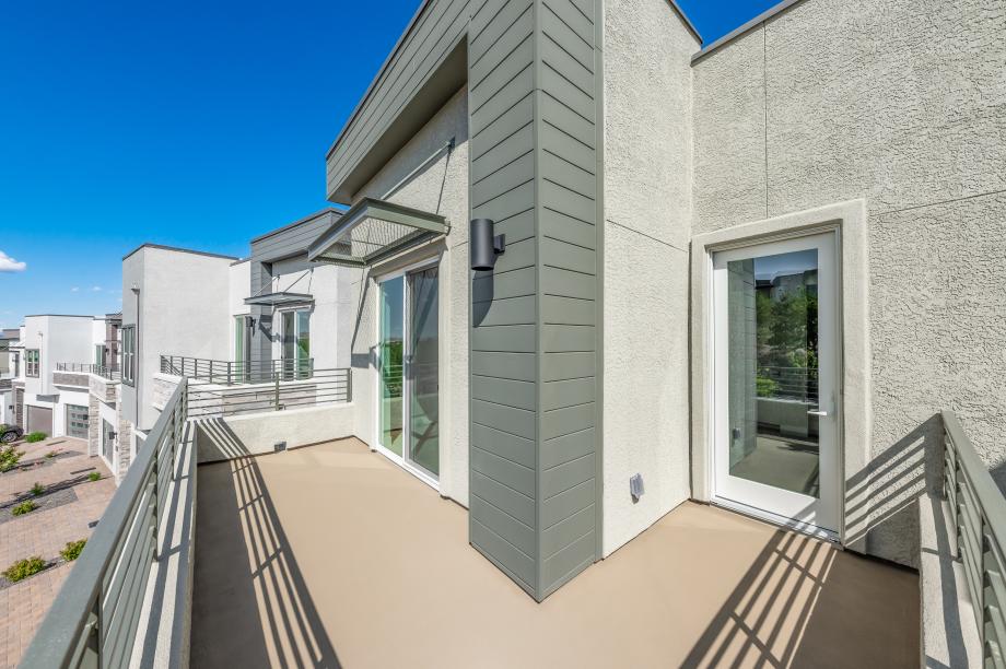 Spacious outdoor balcony ideal for outdoor living