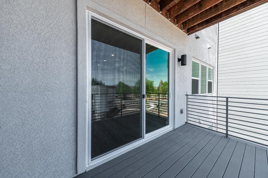 Spacious deck located off the casual dining area