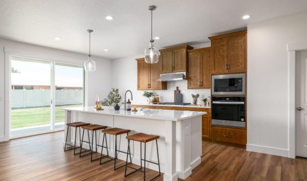 Warm inviting kitchen