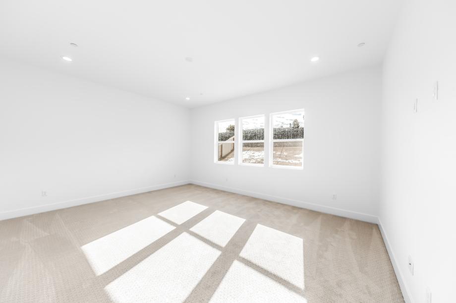 Large primary bedroom suite with ample natural light