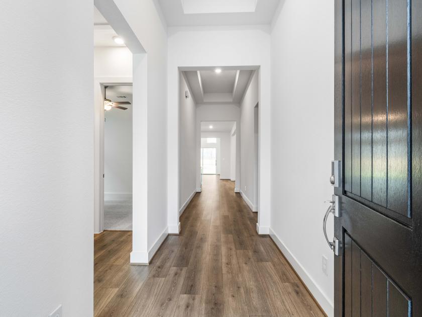 Hardwood floors throughout the house