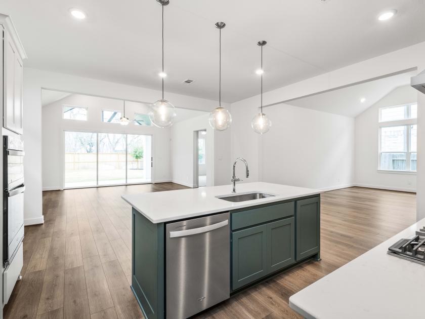 Kitchen with upgraded fixtures