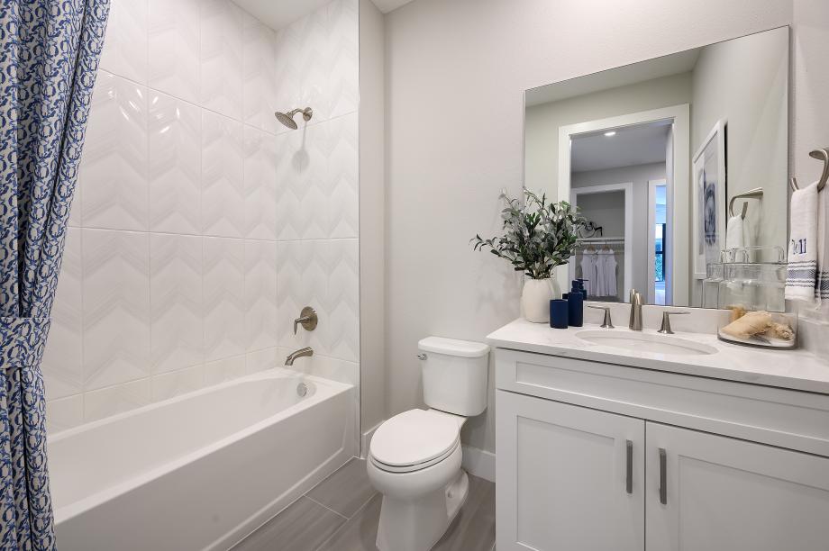 Convenient secondary bathroom