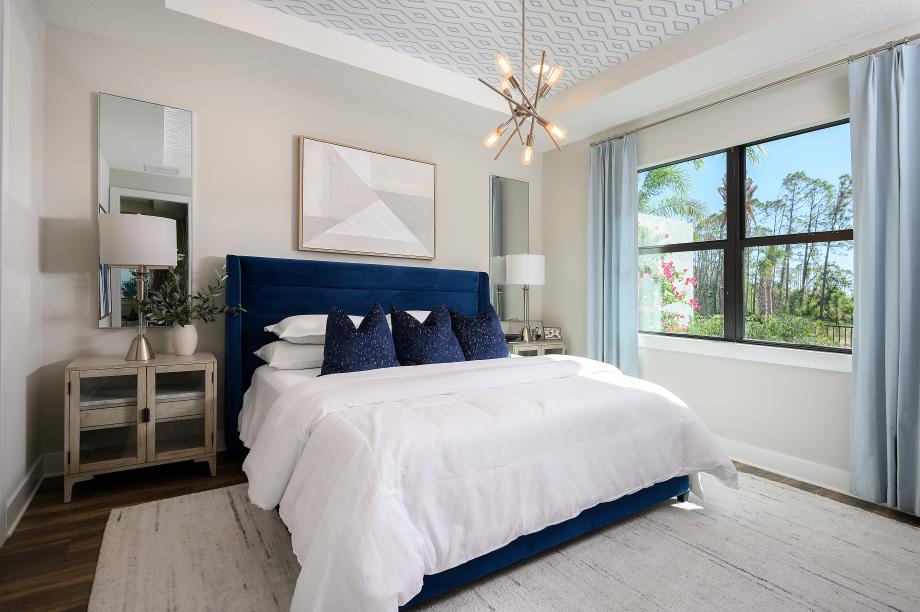 Expansive primary bedroom suite