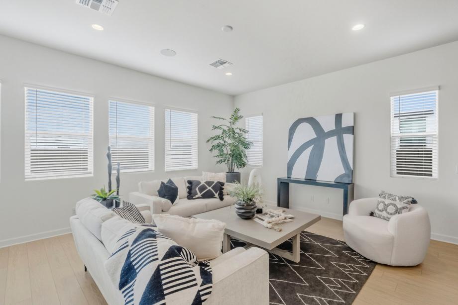 Stunning kitchen with upgraded cabinets and spacious island