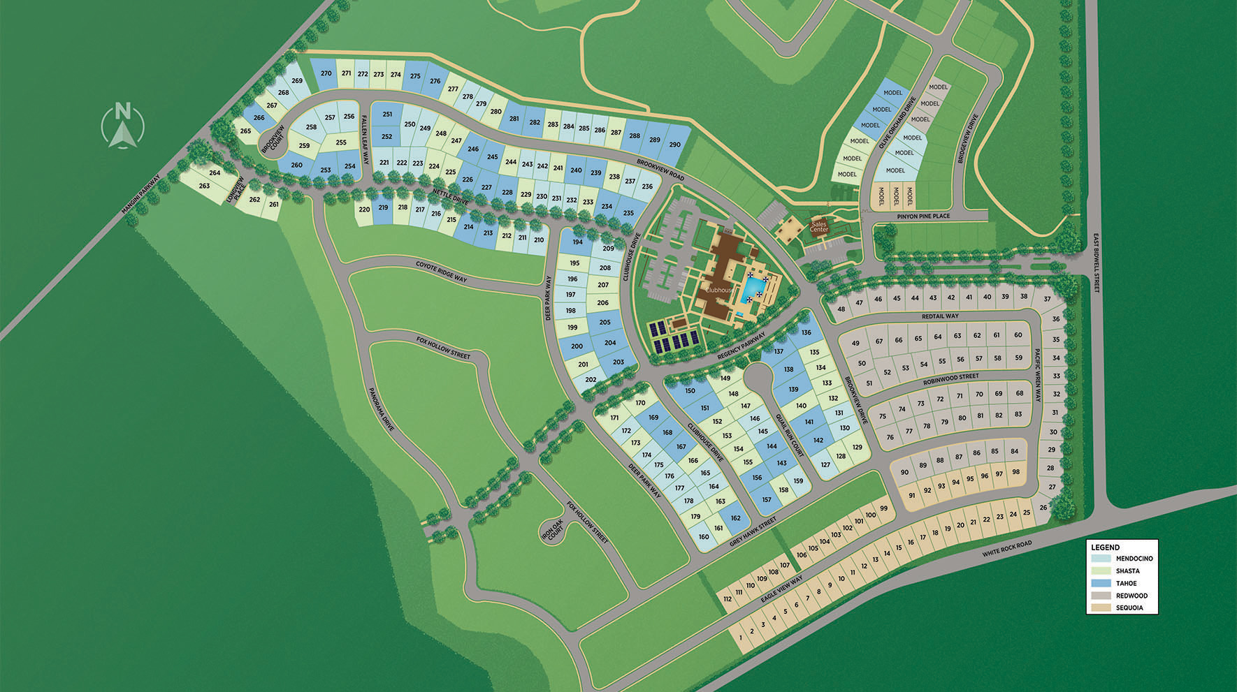 Regency at Folsom Ranch - Mendocino Collection Site Plan