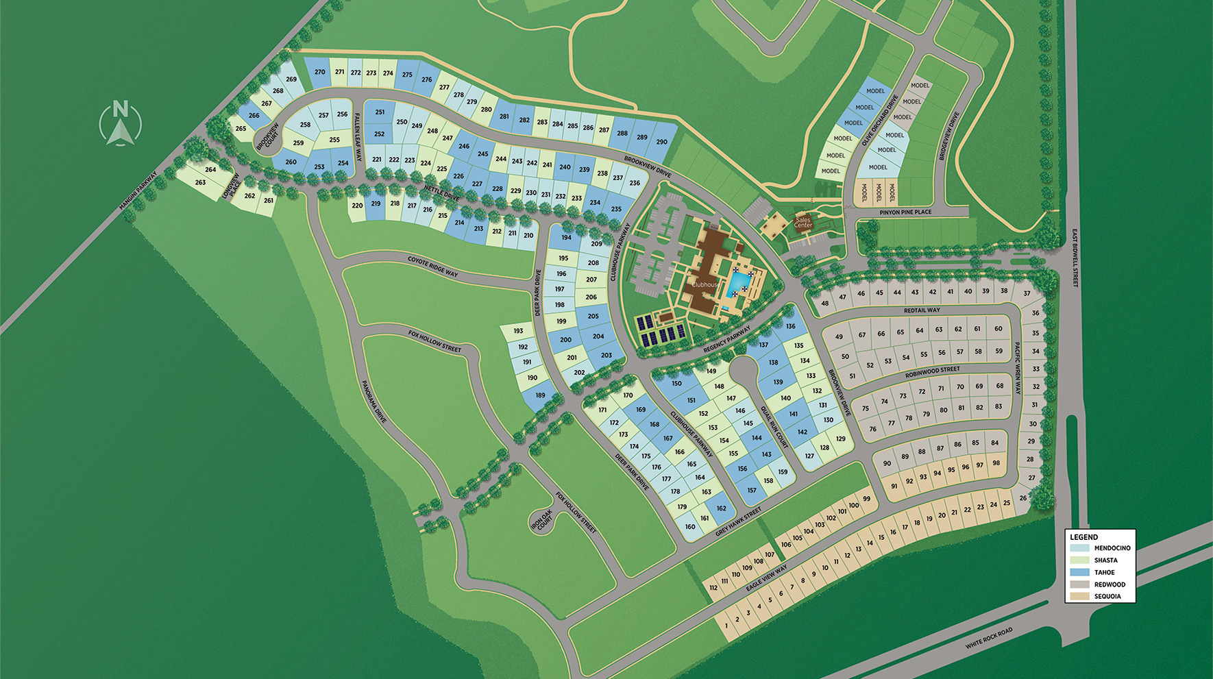 Regency at Folsom Ranch - Mendocino Collection Site Plan