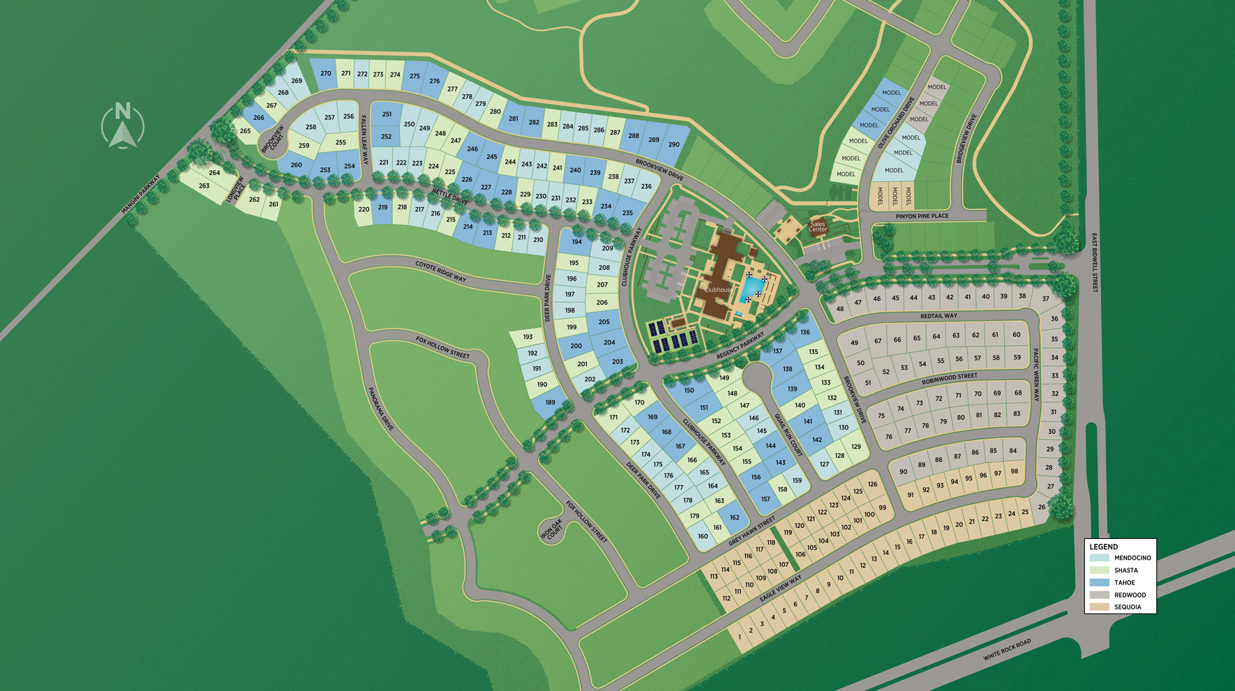 Regency at Folsom Ranch - Mendocino Collection Site Plan