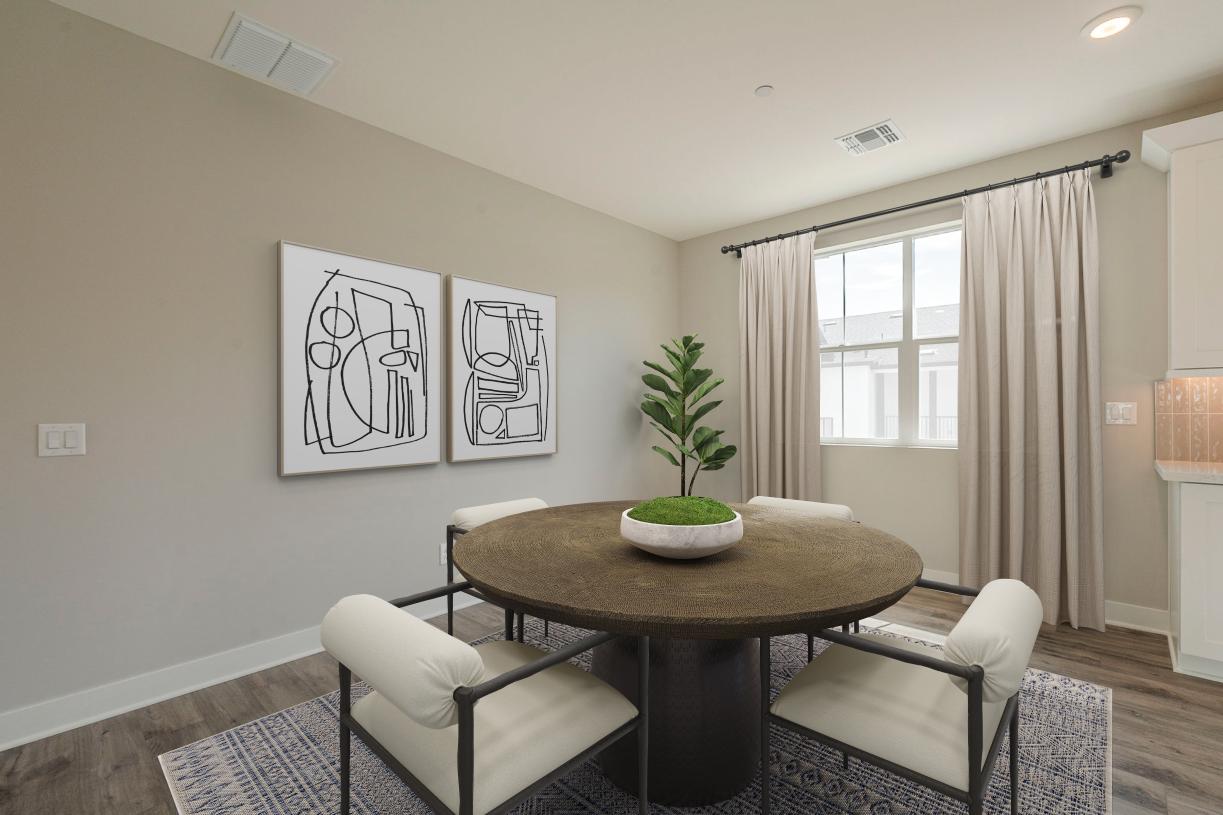 Stunning casual dining area with ample natural light