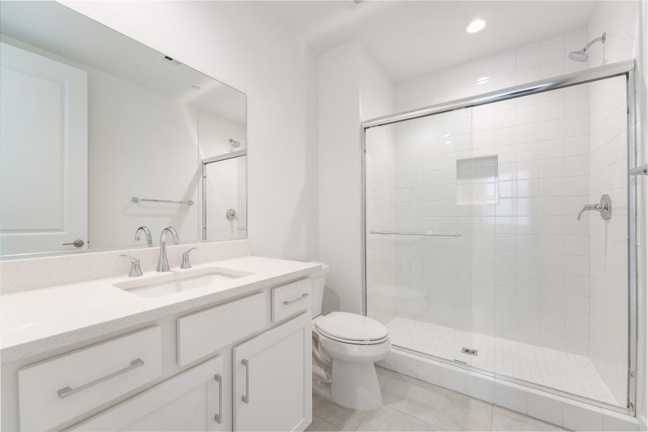 Full bath on first floor