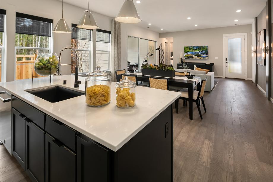 Open-concept living area