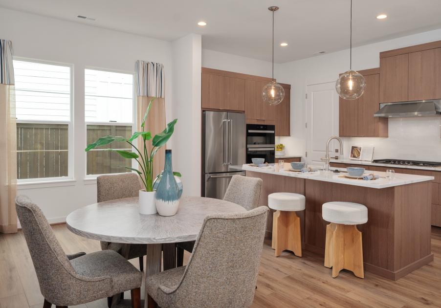 Kitchen and dining area