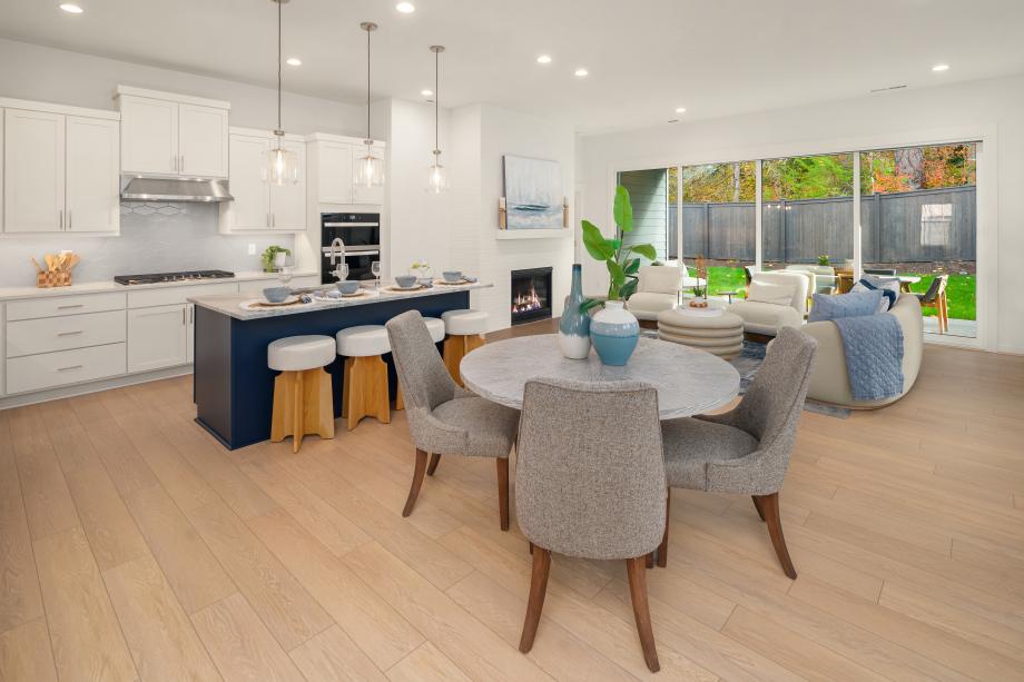 Open-concept living area