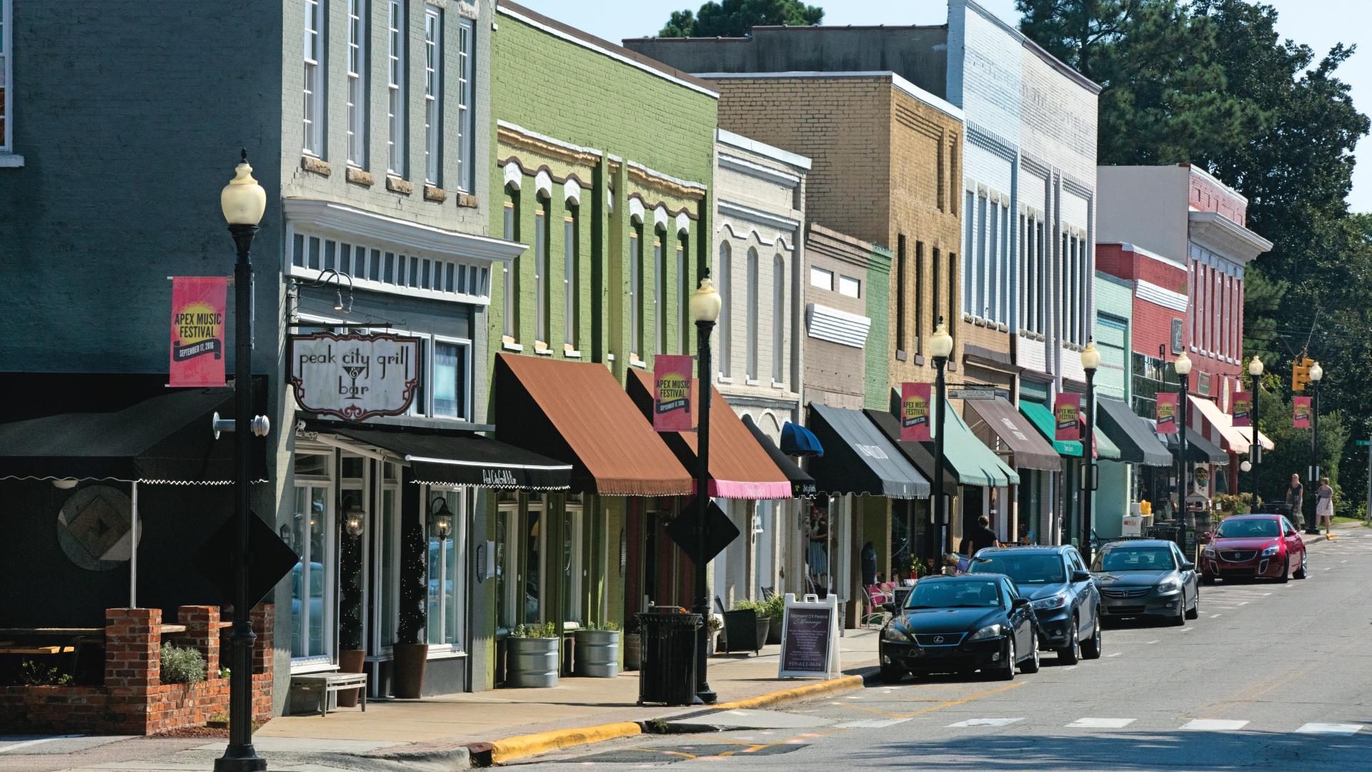 Discover the history and charm of nearby Downtown Apex