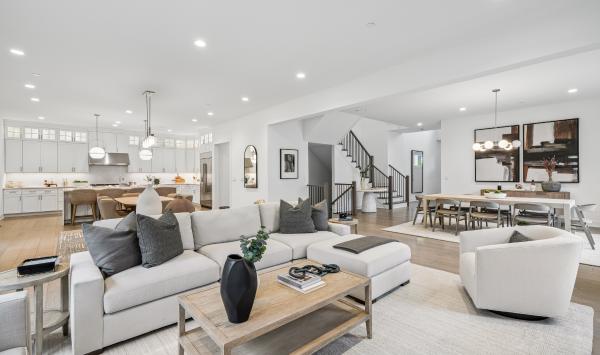 Open-concept living level
