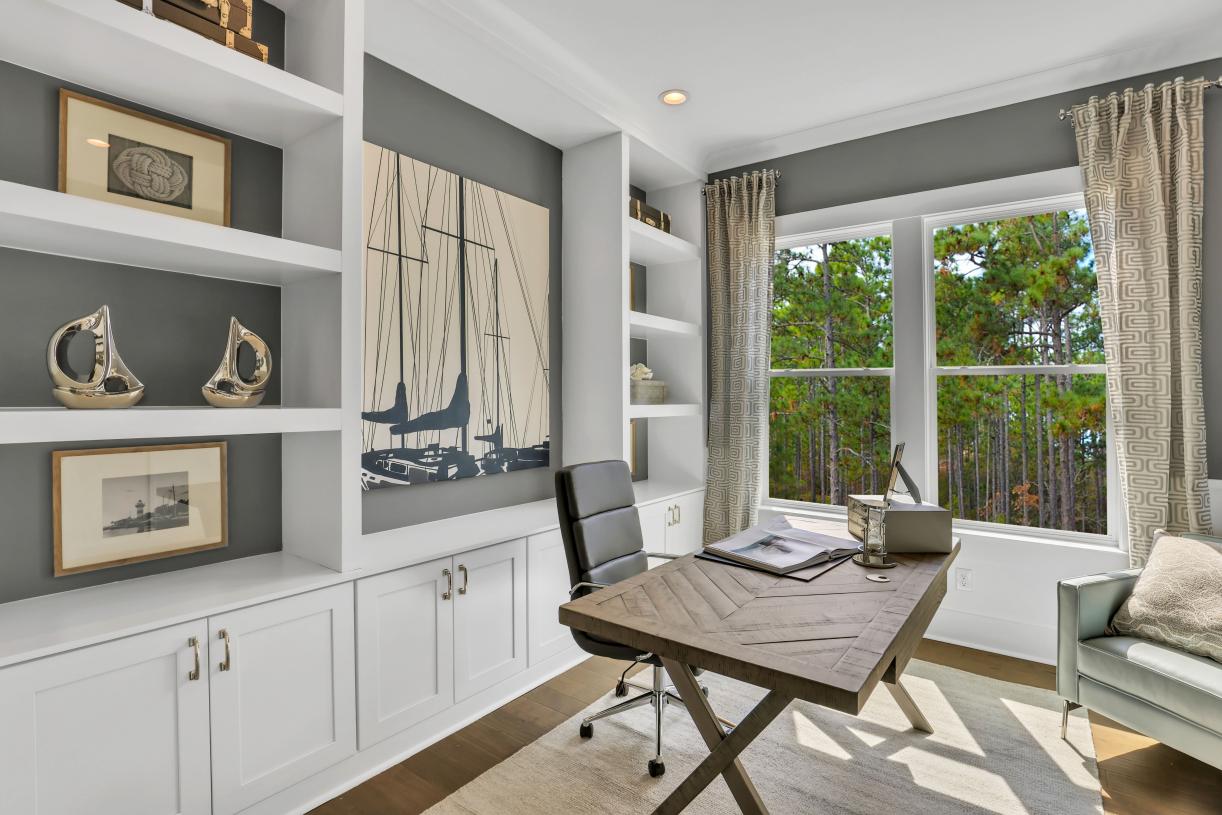 Home design with flex space for home offices