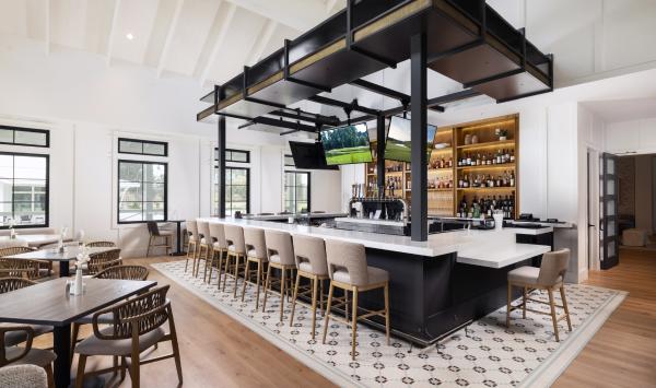 New clubhouse features convenient onsite bar and restaurant
