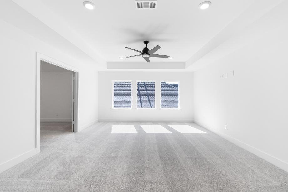 Second-story loft and media room