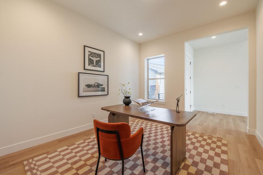 Flexible spaces can be used as a home office