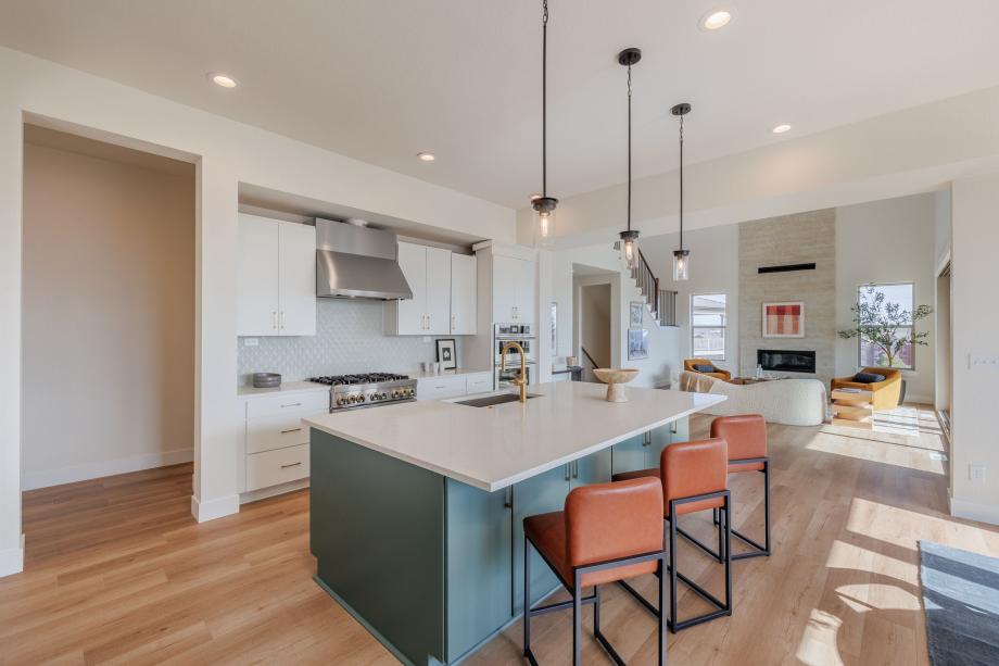 Open concept layout with plenty of space for entertaining