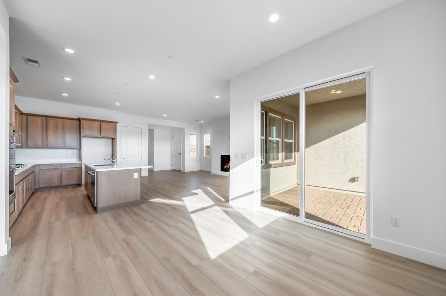 Casual dining area adjacent to the kitchen and outdoor living