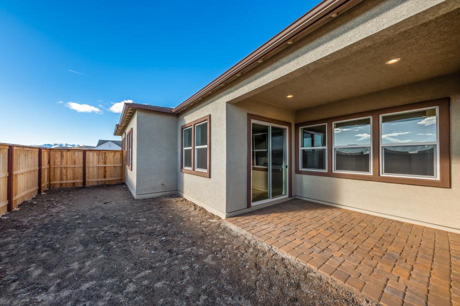 Spacious covered patio ideal for outdoor living