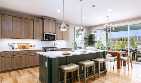 Warm inviting kitchen