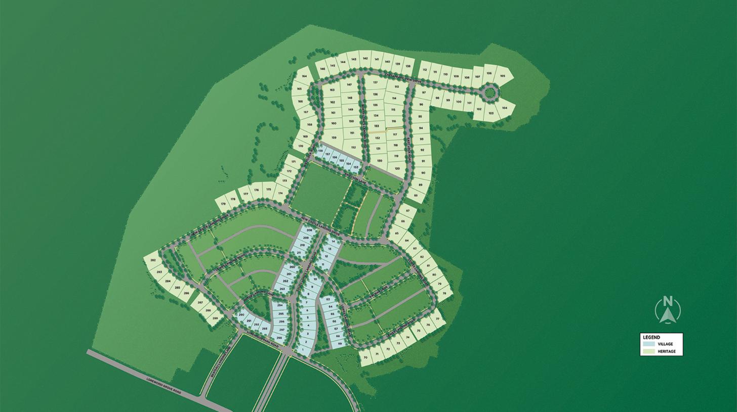 Brighton by Toll Brothers Overall Site Plan