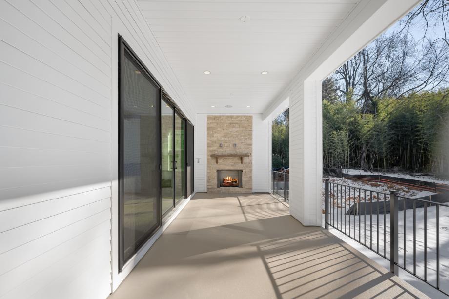Representative Photo - Outdoor living with fireplace