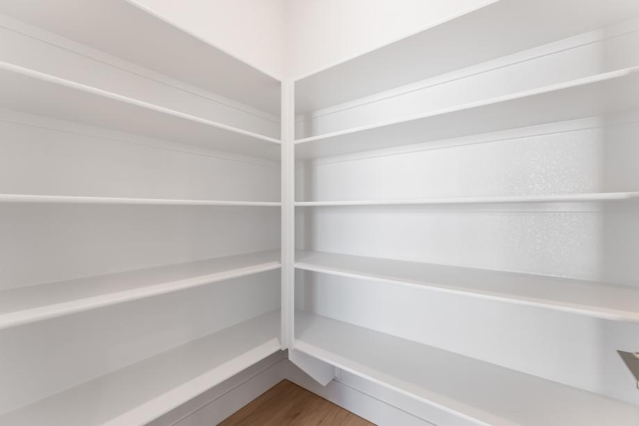 Large walk-in kitchen pantry