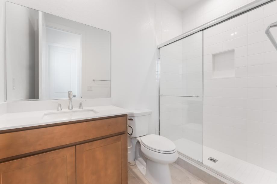 Convenient first-floor bedroom with full bath