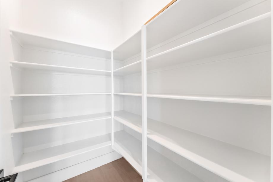 Large walk-in kitchen pantry