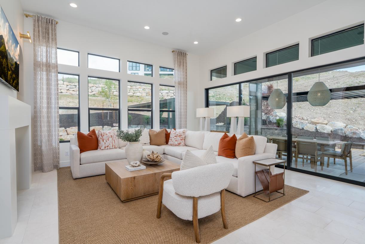 Gorgeous great rooms with plenty of space for guests