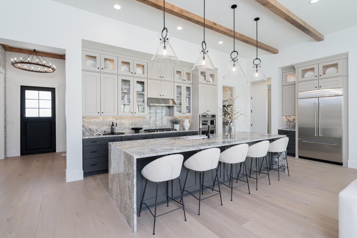 Chef's dream kitchens with large center islands