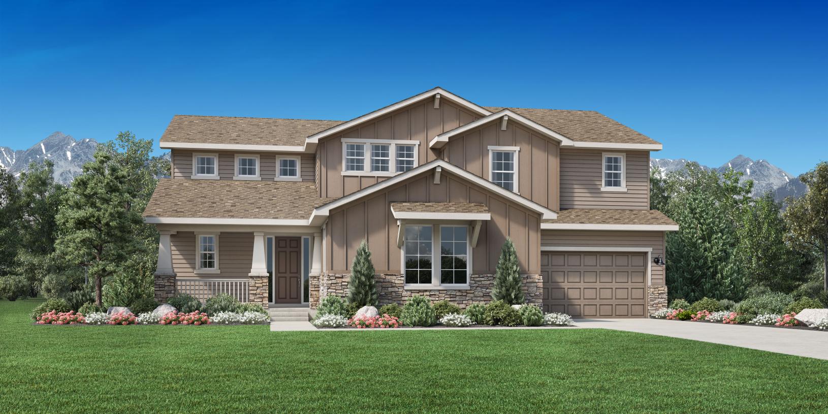 Toll Brothers at Timnath Lakes Summit Collection The Raymer Home Design